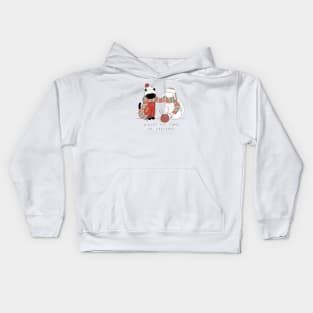 Winter Cats Kids Hoodie